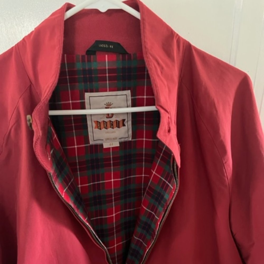 Original G9 Baracuta Harrington Jacket — Size 44 [L/XL] - Red